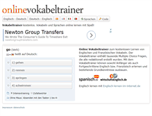 Tablet Screenshot of onlinevokabeltrainer.de